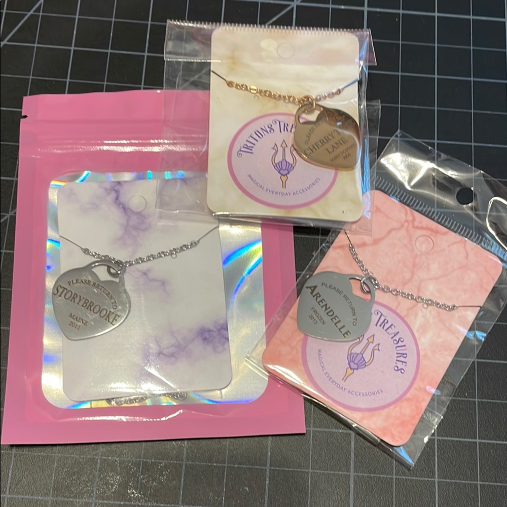 Triton’s Treasures Disney Return Necklaces Frozen Once Upon a Time Mary Poppins